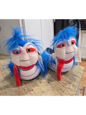 New! Labyrinth Ello Worm Plush Slippers for Adults | One Size Fits Most